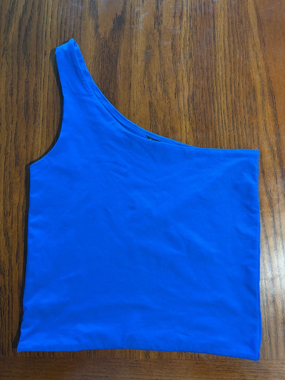 stradivarius One-Shoulder Royal Blue Women's Tank Top